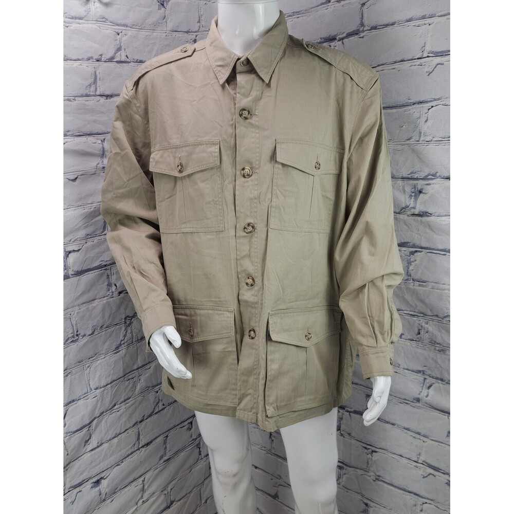 Tilley Give Em Hell Men's Vintage Safari Cargo Shirt Jacket Fishing Camping 3XL
